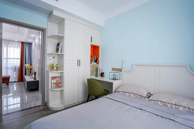 112㎡現(xiàn)代簡約，巧用配色締造環(huán)境格調，實用軟裝也能讓家庭美輪美奐